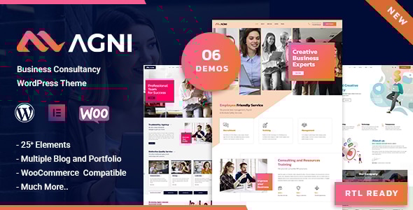 Agni - Consulting Business WordPress Theme
