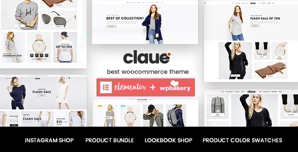 Claue - Clean, Minimal Elementor WooCommerce WordPress Theme