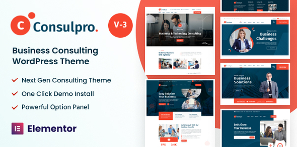 Consulpro - Finance & Business Consulting WordPress Theme