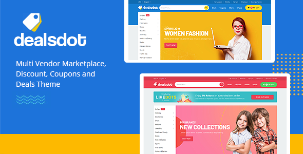 Dealsdot - Multi Vendor Marketplace WordPress Theme
