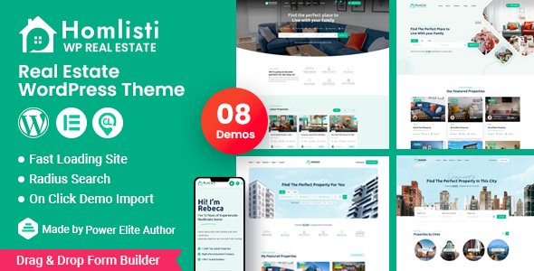 Homlisti – Real Estate WordPress Theme