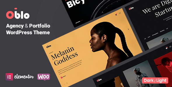 Oblo - Creative Agency Portfolio WordPress Theme