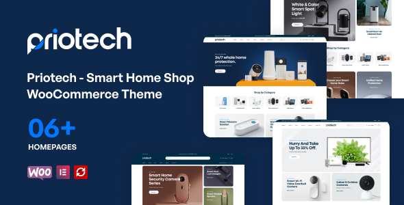 Priotech - Smart Home Shop WooCommerce WordPress Theme