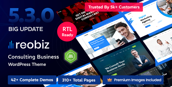 Reobiz - Consulting Business WordPress Theme