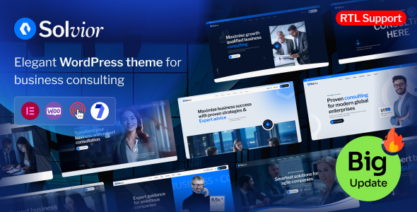 Solvior - Business Consulting WordPress Theme