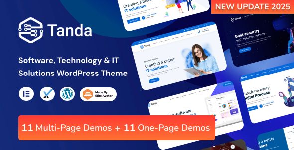 Tanda - IT Solutions WordPress Theme