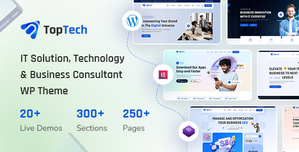 TopTech - SEO Marketing Agency & Technology WordPress Theme