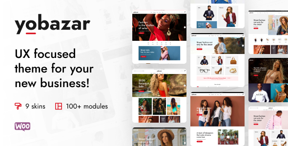 Yobazar - Elementor Fashion WooCommerce WordPress Theme