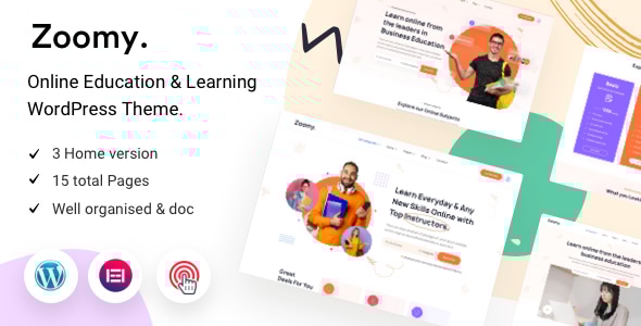 Zoomy - Lightweight LMS & Education WordPress Theme