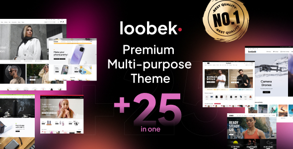 Loobek - Elementor Multipurpose WooCommerce WordPres Theme