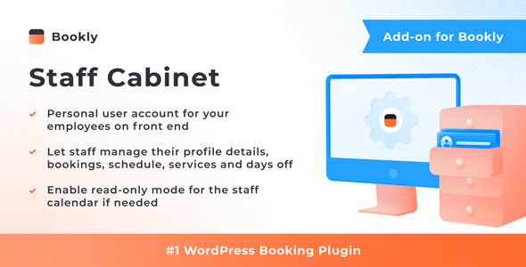 Bookly Staff Cabinet Add-on - Wordpress Plugin