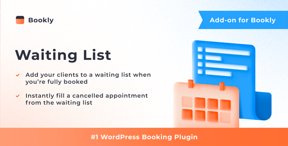 Bookly Waiting List Add-on - Wordpress Plugin