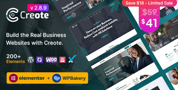 Creote - Corporate & Consulting Business WordPress Theme