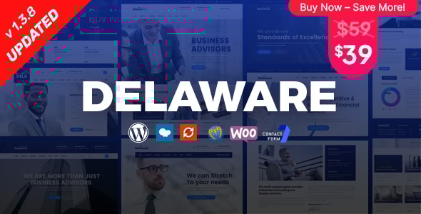 Delaware - Consulting and Finance WordPress Theme
