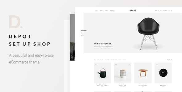 Depot - A Contemporary eCommerce WordPress Theme