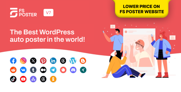 FS Poster Social media Auto Poster & Scheduler WordPress Plugin