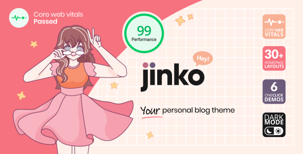 Jinko - Your Personal Blog WordPress Theme