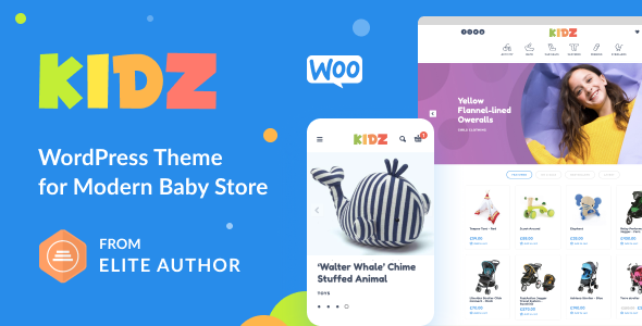 KIDZ - Kids Store and Baby Shop WordPress Theme