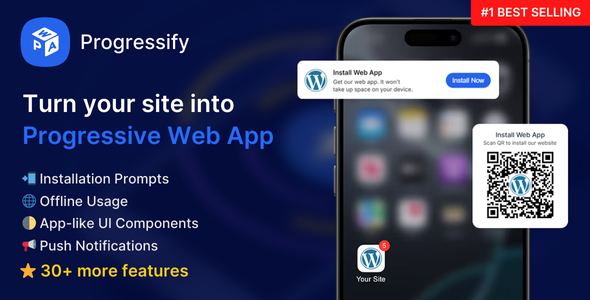 Progressify (Instantify) - Progressive Web App WordPress Plugin