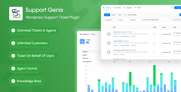 Support Genix - Support Ticket Wordpress Plugin
