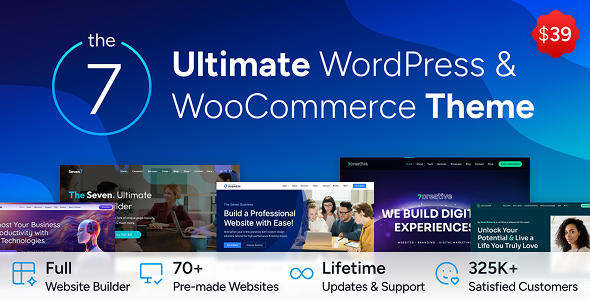 The7 - Website and eCommerce Builder Wordpress Theme