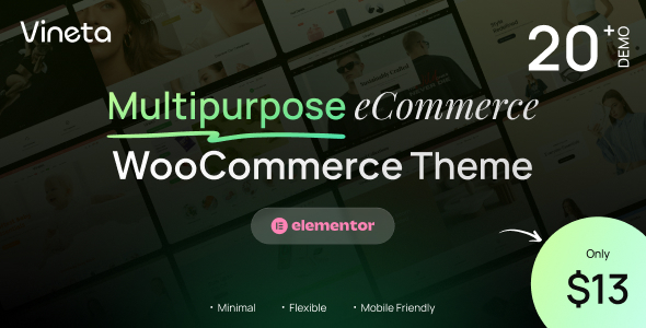 Vineta - Multipurpose WooCommerce WordPress Theme