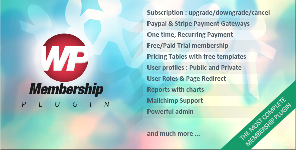 WP Membership WordPress Plugin