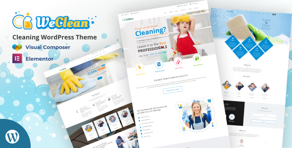 We Clean - Cleaning WordPress Theme