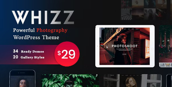 Whizz - Photography WordPress Theme