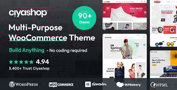 CiyaShop - Multipurpose WooCommerce WordPress Theme