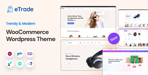 eTrade: multipurpose WooCommerce WordPress theme