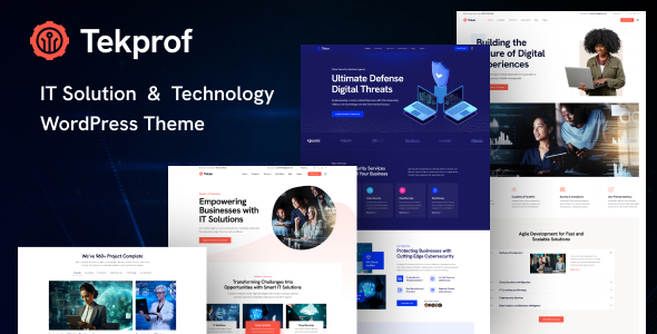Tekprof - IT Solution & Technology Elementor WordPress Theme