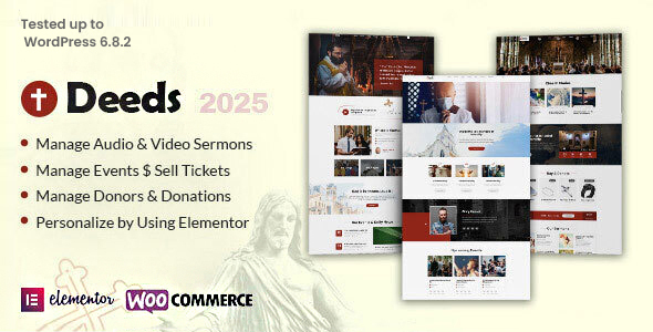 Deeds - The Best Church WordPress Theme