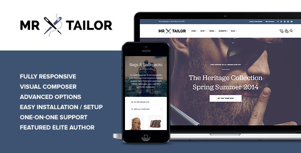 Mr. Tailor - eCommerce WooCommerce WordPress Theme