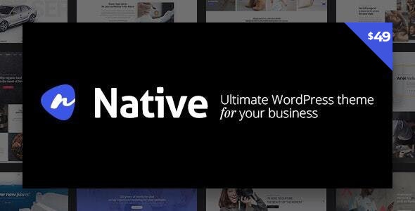 Native - Stylish Multi-Purpose Creative WordPress Theme