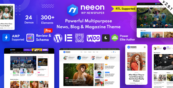 Neeon - News Magazine WordPress Theme