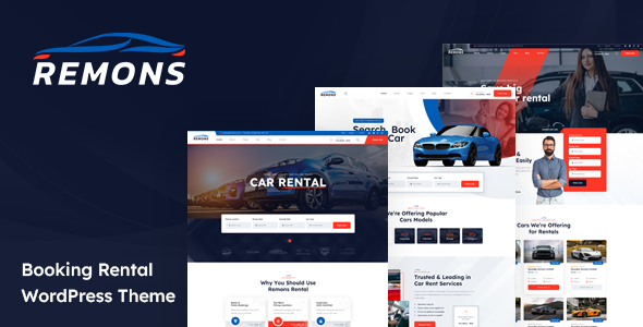 Remons - Booking Rental WordPress Theme