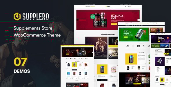 Supplero - Supplement Store WooCommerce WordPress Theme