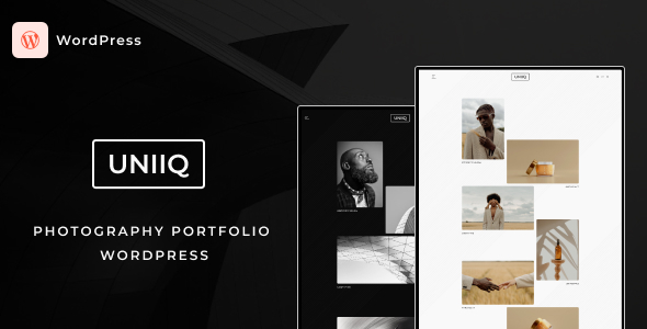 Uniiq - Photography Portfolio WordPress Theme