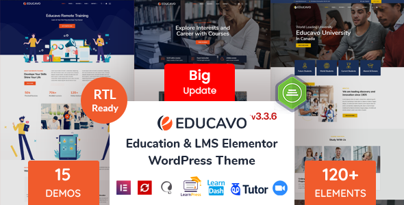 Educavo - Education WordPress Theme