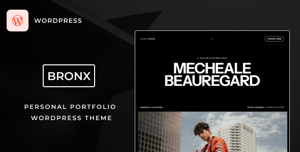 Bronx - Portfolio WordPress Theme