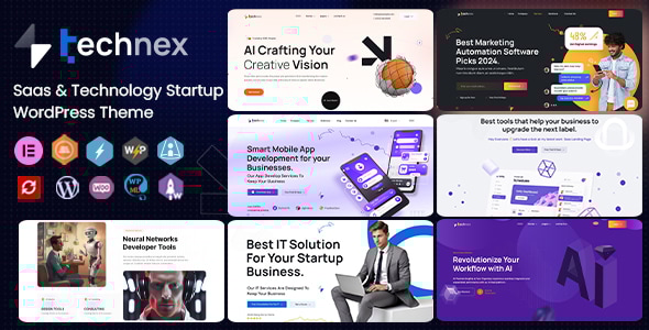 Technex - Elementor Technology & Software WordPress Theme
